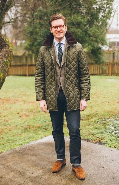 Barbour Liddesdale, Barbour Ashby, British Country Style, Dude Clothes, Fox Photo, Barbour Style, Country Attire, British Country, Preppy Mens Fashion