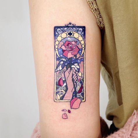 Block Tattoo, Mosaic Tattoo, Stained Glass Tattoo, Glass Tattoo, Stained Glass Rose, Kawaii Tattoo, Raven Tattoo, Stained Glass Flowers, Simplistic Tattoos