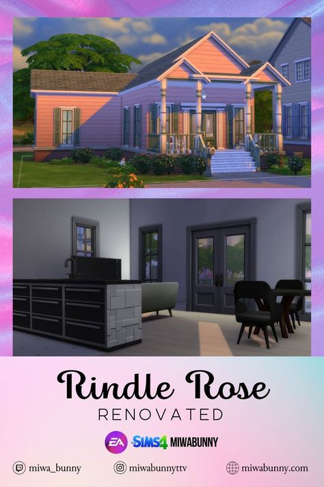 Sims 4 Gallery: MiwaBunny | Video Tour of rindle rose renovation/decor | No CC Sims 4 Gallery, Cozy Place, Sims 4, House Styles, Home Decor, Home Décor