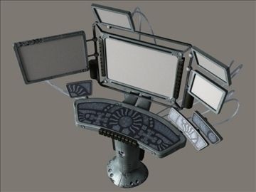 Scifi Computer, Sci Fi Computer, Futuristic Computer, Computer Terminal, Future Technology Concept, Sci Fi Games, Sci Fi Props, Spaceship Interior, 3d Modeling Tutorial