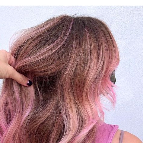 ☯︎︎ ᴄʀᴀғᴛ ʜᴀɪʀ sᴛᴜᴅɪᴏ ☮︎︎ on Instagram: "Pinch of pink balayage by Niki 💖 
.
.
(swipe 4b4)
.
.
#denver #denverhair #denverhairstylist #denverhairstylists #denverhairsalon #denverhairsalons #denversalon #denversalons #denverluxury #cherrycreeksalon #cherrycreek #cherrycreek #crafthair #crafthairsalon #crafthairstylist #crafthairdenver #denvercrafthair #fiftyoneshadesofgrey hairtodayhairtomorrow #hairhairhair #pinkbalayage #balayage #balayagehair #denverbalayage #denverbalayagespecialist #pinkhair #pinkhairdenver #hairart" Dark Blonde Pink Balayage, Blonde Pink Balayage, Pink Peekaboo Hair, Pink Balayage, Blonde Pink, Peekaboo Hair, Blonde With Pink, Awesome Hair, Dark Blonde