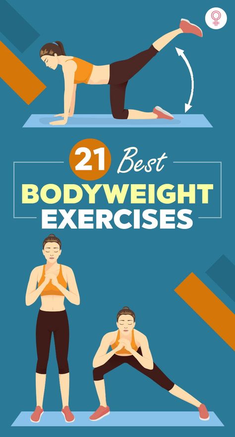 21 Best Bodyweight Exercises For A Toned Body: A study reveals that lower body bodyweight exercises strengthen lower limb muscle force. You can, in fact, strengthen and tone your whole body with bodyweight exercises. You can practice full-body bodyweight workouts at home at your own convenience. Here are the 21 best no equipment workouts to do at home. #health #fitness #bodyweight #workout Full Body Bodyweight Workout, Best Bodyweight Exercises, Workouts To Do At Home, Body Weight Workout Plan, Tone Body Workout, Full Body Weight Workout, Home Strength Training, Best Full Body Workout, 12 Minute Workout