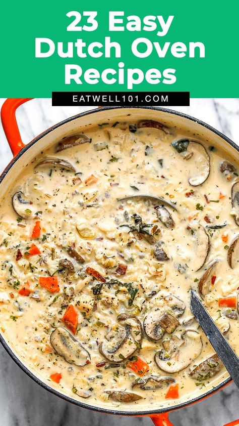 Dutch Oven Recipes: 23 of Our Best Dutch Oven Recipes for Dinner — Eatwell101 6 Quart Dutch Oven Recipes, Ww Dutch Oven Recipes, Dutch Oven Crock Pot Recipes, Delicious Dutch Oven Recipes, Cast Dutch Oven Recipes, Dutch Oven Recipes For Beginners, What To Cook In Dutch Oven Recipes For, Recipes For Lodge Dutch Oven, Fall Recipes Dutch Oven