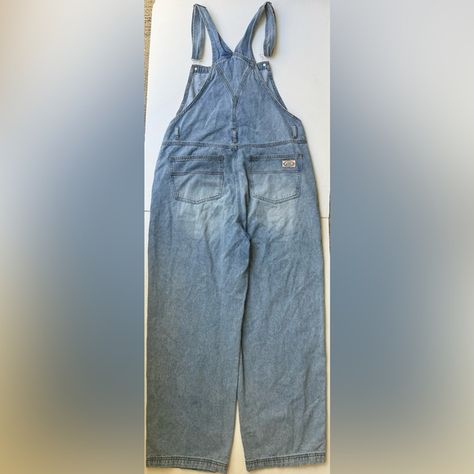 Lana Roux 90s Retro Revolt Dungaree Utility Denim Jumpsuit Jean Overalls XL Jumpsuit Jean, Jean Overalls, 90s Retro, Denim Jumpsuit, Dungarees, Patch Logo, Premium Quality, Overalls, High Rise