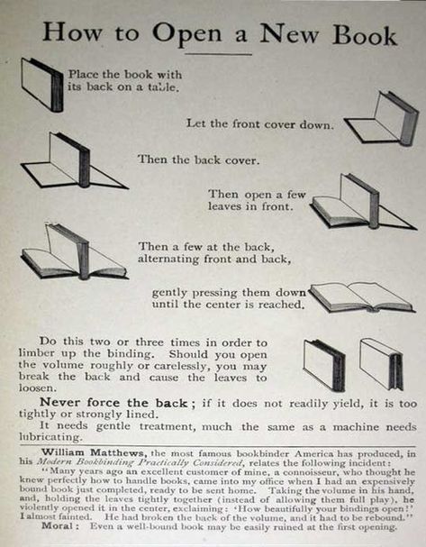 I never knew there was a process..... Library Essentials, Book Problems, Bookstore Ideas, Books And Tea, Book Community, Books Reading, Old Book, Book Memes, Book Nooks