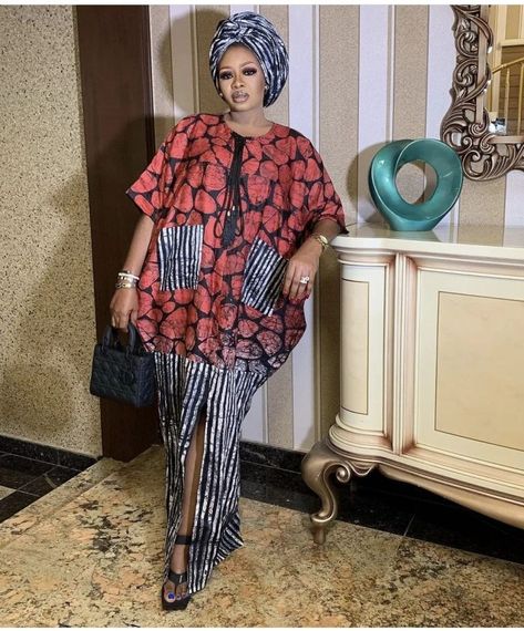 Latest Beautiful Adire Bubu gown styles to make you standout Mercy Aigbe Bubu Gown, Brocade Bubu Gown Styles, Bou Bou Gown Styles, Gown Styles For Kids, Adire Short Gown Styles, Adire Gown Styles, Kaftan Styles For Ladies, Ankara Bubu Gown Styles, Latest Bubu Gown Style