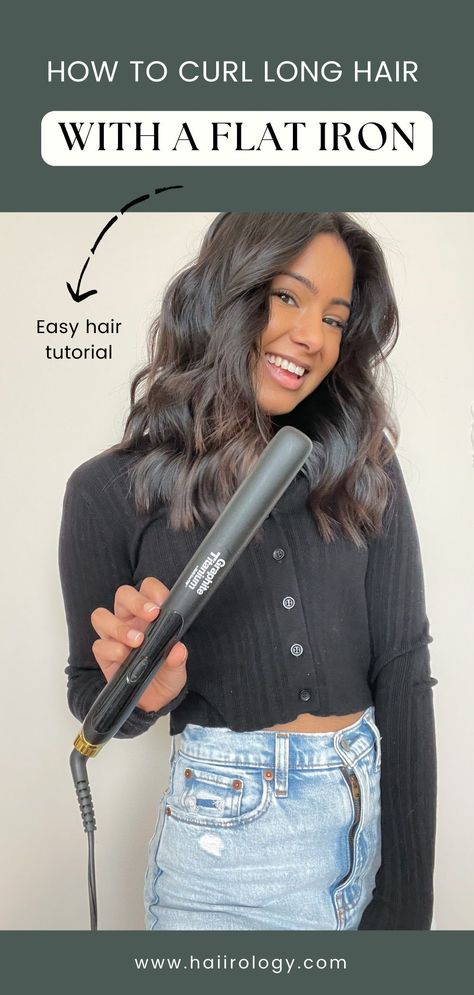 Simple Curl Hairstyles Wedding, Best Way To Curl Long Hair With Wand, How To Get Wavy Curls With Flat Iron, Curl Medium Length Hair With Flat Iron, Wavy Curls With Flat Iron, Beachwave Curls With Flat Iron, Hair Curling Techniques With Flat Iron, Flatiron Curls Long Hair, Using A Straightener To Curl Hair