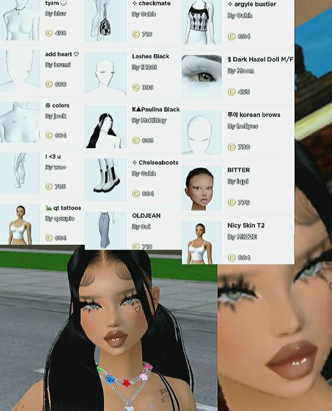 Imvu Body Scales, Imvu Face Ideas, Imvu Body, Leilani Aesthetic, Imvu Face, Imvu Heads, Imvu Fits, Imvu Avi, Imvu Girl