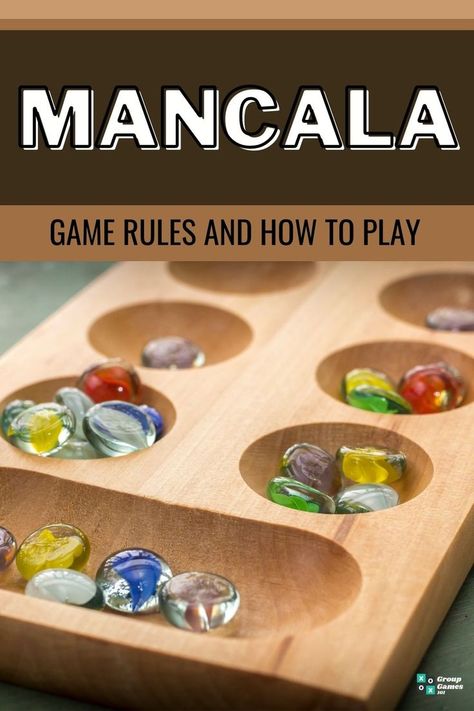 Mancala Game Rules and How To Play Mancala Game, Games To Play With Kids, Rules For Kids, Game Rules, Two Player Games, Group Games, Diy Games, Dice Games, The Movement