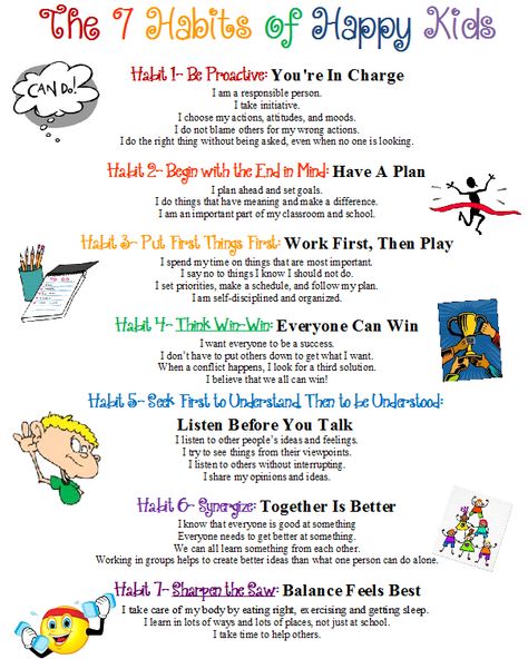 This will be a great "take away" to give to parents on back to school night or open house night.   Confessions of a School Counselor: 7 Habits Poster 7 Habits Posters, Habits Of Mind, Seven Habits, Highly Effective People, Leader In Me, Back To School Night, School Social Work, Stephen Covey, Character Education