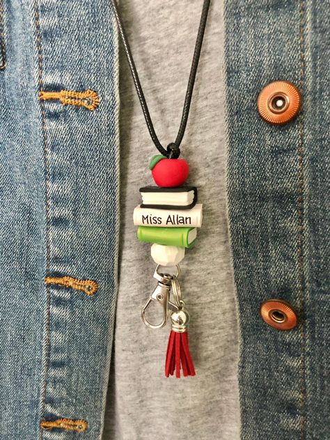 Excited to share this item from my #etsy shop: Teacher lanyard with name, Teacher Appreciation gift personalized, Beaded teacher lanyard, Student teacher gift, ID holder, Graduation gift Teacher Lanyards, Handmade Teacher Gifts, Teacher Accessories, Student Teacher Gifts, Teachers Diy, Teachers Gifts, Teachers Day Gifts, Teacher Lanyard, Beadable Products