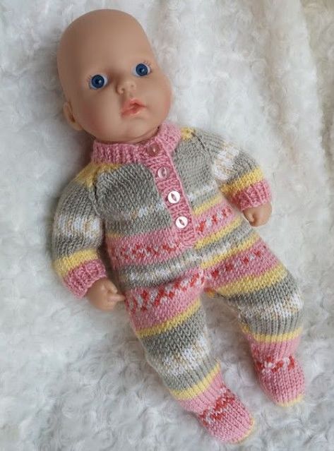 Doll Knitting Patterns Free Clothes, Knitting By Post Patterns, Dolls Knitting Patterns Free, Free Doll Knitting Patterns, Baby Annabelle Knitting Patterns Free, Knitting Toys Free Pattern, Linmary Knits, Doll Knitting Patterns Free, Knit Baby Doll