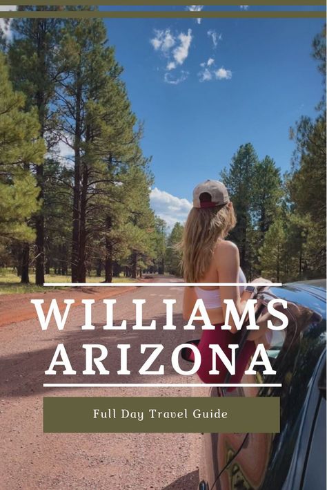 Full day travel guide for Williams Arizona - the best things to do in Williams in just one day to get the most out of your trip. One Day Travel Guides & Photography Arizona Day Trips, Arizona Bucket List, Williams Az, Williams Arizona, Arizona Photography, Go Usa, Arizona Travel, American Travel, The Grand Canyon