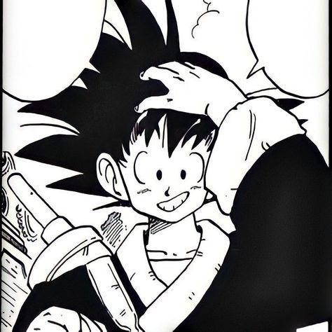 Goku Icon, Goku Manga, Son Goku, Dragon Ball, Hair, Black