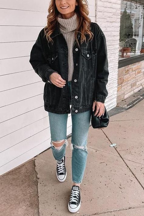 a424ed4bd3a7d6aea720b86d4a360f75desc52900489ri Black Casual Jeans With Button Closure, Spring Black Jeans With Buttons, Black Buttoned Jeans For Spring, Casual Outerwear With Buttoned Pockets In Dark Wash, Winter Denim Jeans Button-up, Relaxed Fit Jeans With Buttons For Fall, Black Button-up Denim Jacket With Pockets, Casual Button-up Jeans For Everyday, Winter Button-up Denim Jeans