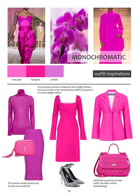 Bright Winter Color Palette and Wardrobe Guide – Dream Wardrobe Bright Winter Color Palette, Bright Winter Outfits, True Winter Color Palette, Winter Style Guide, Winter Palette, Clear Winter, Winter Color Palette, True Winter, Color Combinations For Clothes