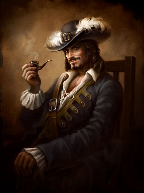 Pirate Hat, A Man, Hair