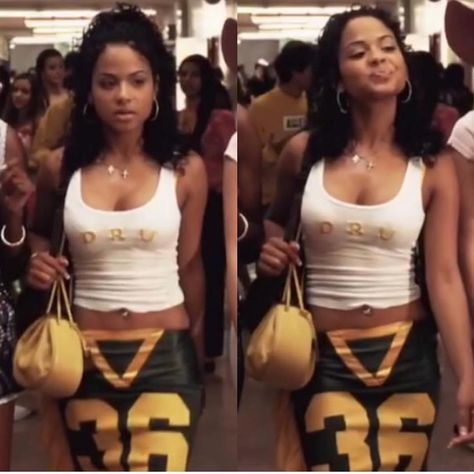 #tbt Back to when #christinamilian was poppin in 03’ And was EVERY girl’s Goals? Especially in Bring it on  #Roommates What’s y’all favorite #christinamilian Movie? Christina Milian 2000s Outfits, Christina Milian 2000s, Paris Morgan, Love Don't Cost A Thing, 90s Black Culture Aesthetic, Water Places, Christina Millian, Capri Outfits, Random Outfits