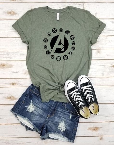 Squad Goals Disney, Tower Of Terror Shirt, Avengers Marvel Comics, Marvel Fashion, Avengers Shirt, Madame Leota, Avengers Characters, Marvel Clothes, Marvel Merchandise