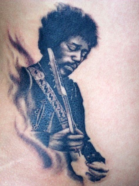 Hendrix Tattoo, Jimi Hendrix Tattoo, Rock Tattoo, Fan Tattoo, Jennifer's Body, Quotes Images, Tattoo You, Hendrix, Unique Tattoos