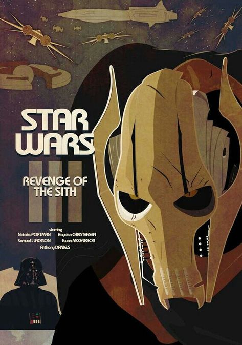 Revenge Of The Sith Aesthetic, Sith Aesthetic, General Grievous, Revenge Of The Sith, The Sith, Star Wars Concept Art, Star Wars 2, Star Wars Film, Star Wars Merchandise