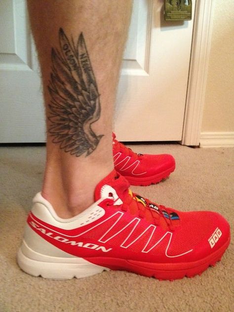 Track tattoo!! Love but smaller and simpler Track Tattoo Runners, Track Tattoo, Ankle Tattoo Men, Tattoo Love, Men Tattoo, Celebrity Tattoos, Tat Ideas, Ankle Tattoo, A Celebrity