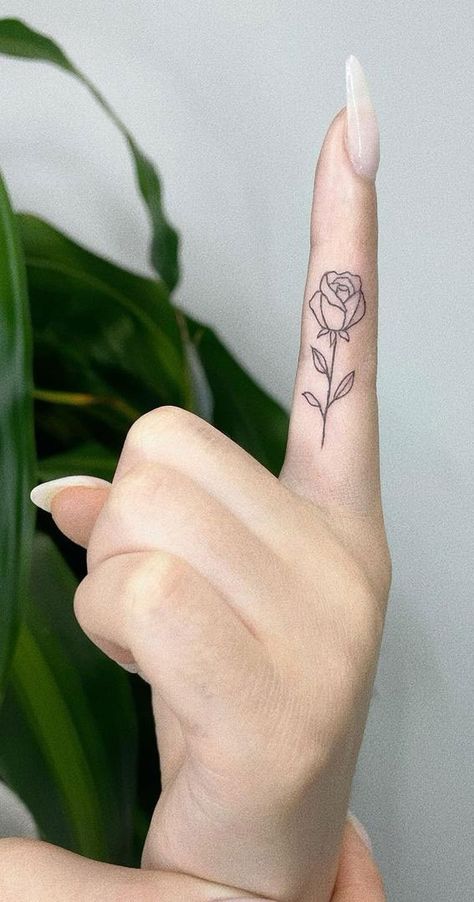 First Tattoo Ideas Simple, Small A Tattoo, Nanny Tattoo, Finger Rose Tattoo, Easy Tattoos, Small Wave Tattoo, Easy Tattoo, Tattoos Butterfly, Christian Sleeve Tattoo