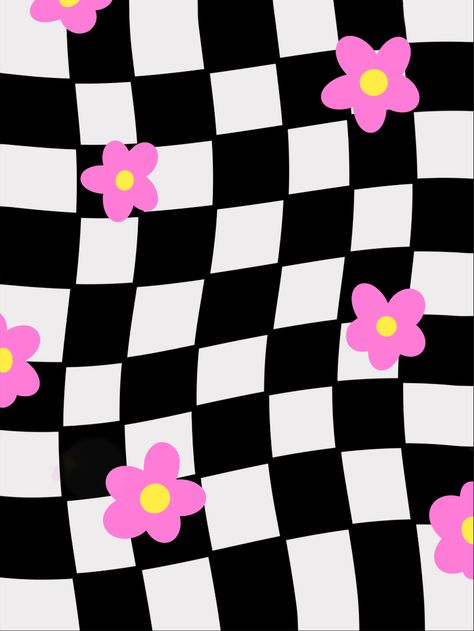 Checkered Flower Wallpaper, Checkered Wallpaper Aesthetic, Checkered Wallpaper Iphone, Cute Checkered Wallpaper, Checkered Pattern Aesthetic, Checkered Pattern Wallpaper, Checkers Wallpaper, Checkered Aesthetic, Kylie Baby Shower