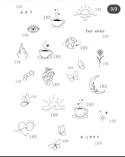 Tato Flash, Small Girly Tattoos, Petit Tattoo, Small Quote Tattoos, Minimal Tattoo Design, Small Pretty Tattoos, Original Tattoos, Cute Tiny Tattoos, Cute Small Tattoos