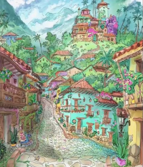 Encanto Concept Art, Encanto Concept, Scott Watanabe, Concept Art Disney, Fan Art Disney, Book Gif, Disney Concept Art, Walt Disney Pictures, Pretty Drawings