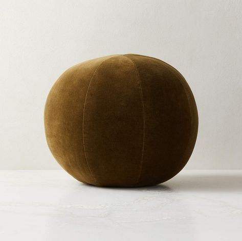 Olive Sphere Pillow | Showit Blog Moss Green Pillows Living Rooms, Olive Pillow, Sphere Pillow, Olive Velvet, Olive Green Velvet, Tupelo Honey, Spiced Wine, Green Velvet Pillow, Leather Throw Pillows