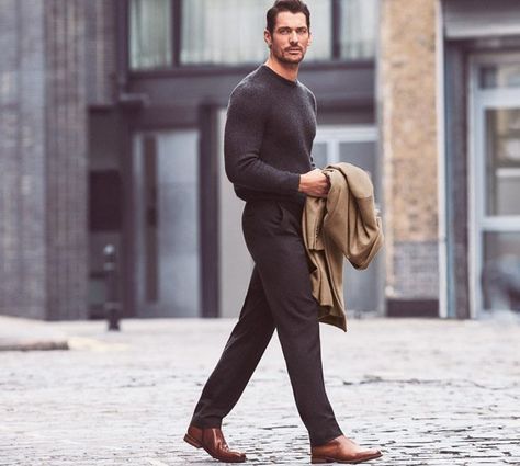 David Gandy for Marks and Spencer Capsule Collection David Gandy Suit, David Gandy Style, Famous Male Models, Top Male Models, Androgynous Models, British Gentleman, David James Gandy, David James, Outfits Hombre