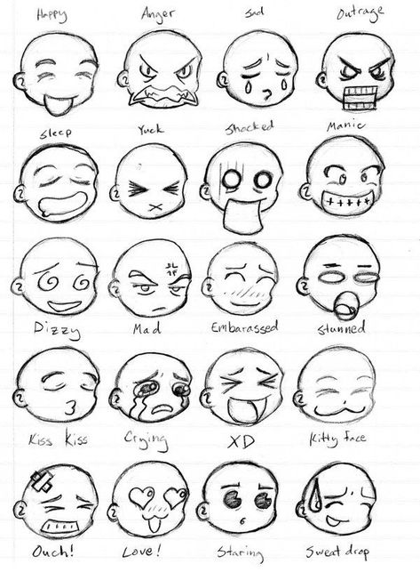 Emotions Template, Emote Sketch, Character Emotions, Sheet Drawing, Facial Expressions Drawing, رسم كاريكاتير, About Character, 심플한 그림, Drawing Face Expressions