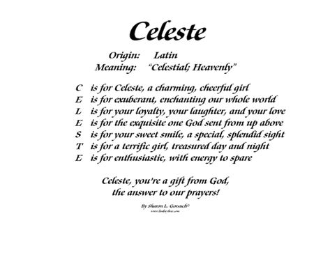 Meaning of Celeste - LindseyBoo Celeste Name Meaning, Celeste Name, Evelyn Meaning, Dafont Fonts, Mexican Humor, Name Meaning, Names With Meaning, The Meaning, Meant To Be