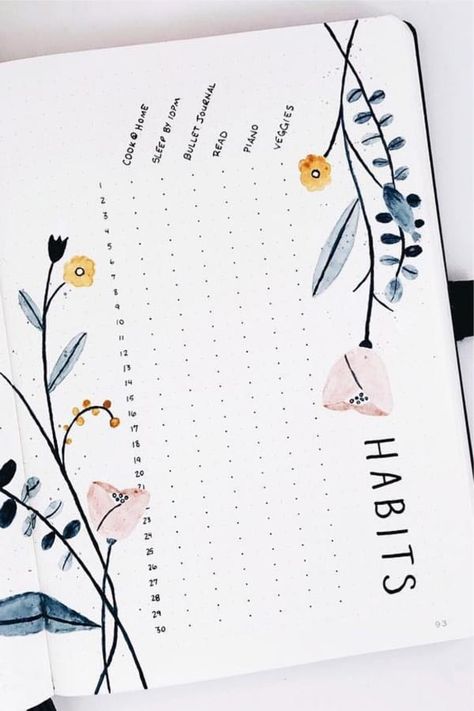 Check out the best bullet journal habit tracker spreads and layout ideas for April inspiration! #bujo #bulletjournal #bujotracker #bujolayout April Inspiration, Bullet Journal Habit Tracker, Journal Habit Tracker, Bullet Journal Minimalist, March Bullet Journal, Bullet Journal Page, Bujo Planner, Habit Tracker Bullet Journal, Creating A Bullet Journal