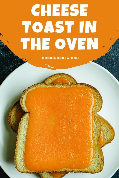 Here’s how to make cheese toast in the oven! Follow our easy steps to the perfect snack with only 10 minutes and 3 ingredients Cheese In The Oven, Toast In Oven How To Make, How To Toast French Bread In The Oven, Cheese Toast In Oven, Garlic Toast With Bread In Oven, Grilled Cheese In Oven, Egg In Toast Hole Oven, Cheese Toast Recipe, Cheese Bread Recipe