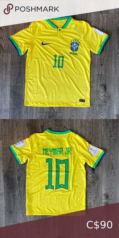 Neymar Jr Brazil FIFA World Cup 10 Jersey Neymar Jr Brazil Jersey, Neymar Brazil Jersey, Neymar Jr Shirt, Brazil Jersey Outfit, Neymar Shirt, Brazil Football Jersey, Neymar Jr Jersey, Neymar Jersey, Brazil Football Shirt