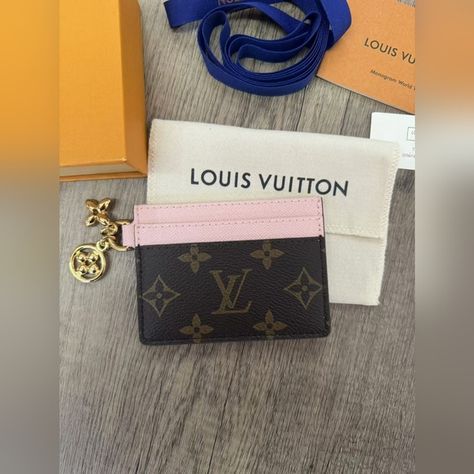 Louis Vuitton Monogram Charms Card Holder Louis Vuitton Accessories, Louis Vuitton Monogram, Card Slots, Slots, Dust Bag, Card Holder, Charms, Louis Vuitton, Monogram