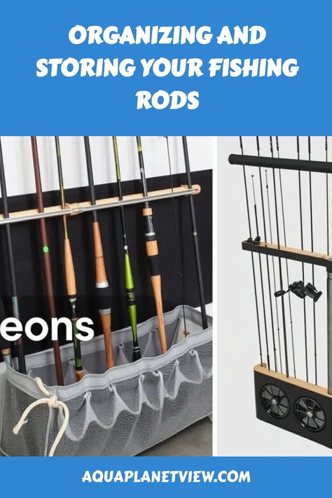 Organizing and Storing Your Fishing Rods, Proper fishing rod storage is essential for maintaining the quality and longevity of your fishing Diy Fishing Rod, Fishing Gadgets, Solar Fan, Fishing Rod Storage, Rod Rack, Custom Rods, Fishing Diy, Types Of Fish, Fishing Rods