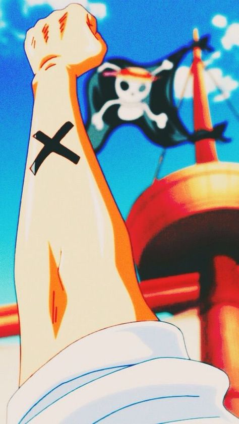 "From now on, no matter what happens, this symbol on our left arm… shall forever be the sign of our friendship!" #op #one_piece One Piece Symbols, Luffy Alabasta, One Piece Sign, One Piece Symbol, Alabasta One Piece, One Piece Alabasta, One Piece Fan Art, Top Anime Series, One Piece Tattoos