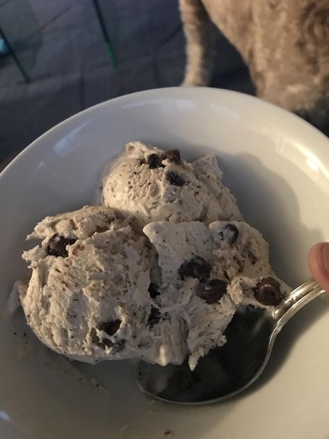 Vanilla Chocolate Chip Ice Cream, Ice Cream At Home Aesthetic, Homemade Ice Cream Aesthetic, Oreo Ice Cream Aesthetic, Chocolate Ice Cream Aesthetic, Homemade Mocha, Ice Cream Aesthetic, Cookies And Cream Ice Cream, Candy Drinks