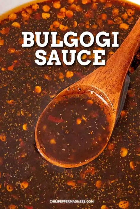 Unlock the secrets of Korean cuisine with this step-by-step guide to crafting authentic Bulgogi sauce right in your own kitchen. Perfect for marinating beef or adding a burst of flavor to your favorite dishes, this homemade sauce combines the perfect balance of sweet, savory, and umami. Whether you're a seasoned cook or new to Korean flavors, this recipe will elevate your meals and impress your taste buds. Dive into the rich culinary tradition of Korea and enjoy the delicious taste of homemade Bulgogi sauce. Canning Asian Sauces, Bulgogi Beef Marinade, Bugolgi Bowl, Homemade Bulgogi Sauce, Chicken Bulgogi Bowl, Quick And Easy Teriyaki Sauce, Spicy Beef Bulgogi Recipe, Vietnamese Sauce Recipe, Spicy Bulgogi Recipe