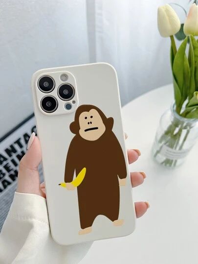 Search Cute iPhone case | SHEIN USA Monkey Phone Case, Phone Cases Funny, Funny Phone Cases, Cartoon Monkey, Funny Phone, Funny Iphone Cases, Monkey Print, Animal Phone Cases, Print Phone Case