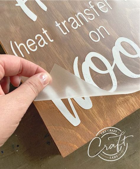 HTV on Wood: A Heat Transfer Vinyl Guide  Unlock your creativity with this guide to applying heat transfer vinyl (HTV) to wood!  Learn how to create stunning DIY sayings on wood, making wood signs with Cricut, and mastering the art of iron-on wood with Cricut.  This guide covers everything from how to put vinyl on wood to achieving professional-looking vinyl lettering on wood.  Discover Cricut wooden signs vinyl lettering ideas and explore words on wood signs DIY projects.  Get inspired by Cricut ideas for DIY projects on wood and elevate your crafting game with HTV! #HTV #woodsigns #DIY #Cricut #vinyl #heattransfervinyl #woodworking #craftprojects #ironon Wood Signs With Cricut, Htv On Wood, Wooden Signs For The Home, Signs With Cricut, Lettering On Wood, Diy Wooden Sign, Making Wood Signs, Vinyl Lettering Ideas, Vinyl On Wood