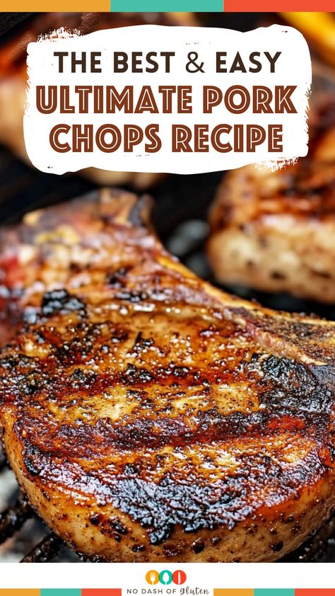 Pork Chop Recipes For The Grill, Thick Chops Recipe, Grilled Boneless Pork Chop Recipes Marinade, Pork Loin Chop Marinade, Grill Pork Chop Recipes, How To Fix Pork Chops, Best Grilled Pork Chops Ever, Gf Pork Chop Recipes, Marinades For Pork Chops