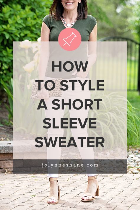 I’m styling a short sleeve sweater outfit for a summer date night or girls' night out once our restaurants open up! Short Sleeve Sweater Outfit Fall, Sleeve Sweater Outfit, Short Sleeve Sweater Outfit, Summer Sweater Outfits, Gigi Hadid Met Gala, Sweater And Jeans Outfit, Gigi Hadid Street Style, Outfit Cool, Jolynne Shane