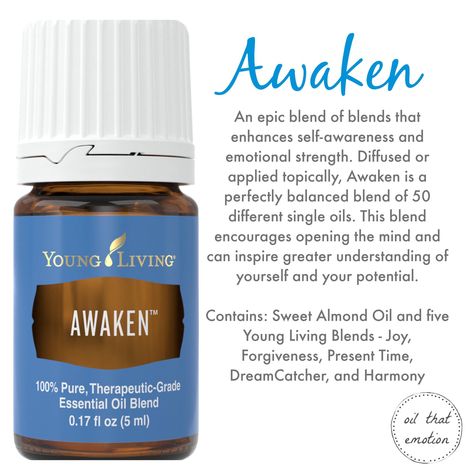 Awaken Essential Oil, Essential Oil Roller Bottle Recipes, Essential Oils 101, What Are Essential Oils, Essential Oil Remedy, Young Living Essential Oils Recipes, Essential Oils Guide, Essential Oils Herbs, Essential Oils Health