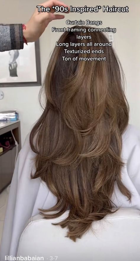 Haircuts For Long Hair With Layers, Hair Inspiration Long, Brown Hair Inspo, Hairstyles For Layered Hair, Trendy Hairstyle, Haircuts For Medium Hair, Haircuts Straight Hair, Long Layered Hair, Haircuts For Long Hair