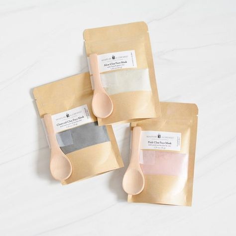 Soaps by a Chemist | Charlotte | Handmade Beautiful Soaps on Instagram: "So excited to introduce a new product! Natural clay face masks. I love using clay face masks to cleanse and draw out toxins from my pores on my face. Three different formulas for each skin type. ... Have you used a clay face mask before? ... -Pink Kaolin Clay Oatmeal Face Mask for sensitive or mature skin -Aloe French Green Clay Face Mask for normal to oily skin -Charcoal Bentonite & Kaolin Clay Face Mask for oily or blemi Clay Face Masks, Bentonite Clay Face Mask, Oatmeal Face Mask, Face Mask Ingredients, Calcium Bentonite Clay, French Green Clay, French Green, Natural Caffeine, Clay Face