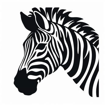 Simple Zebra Clip Art Illustration, Printable Wildlife Animal Stencil, Sticker, Tattoo, Logo, Decal - Etsy Zebra Vector, Zebra Clipart, Zebra Face, Tattoo Logo, Sticker Tattoo, Animal Stencil, Woodburning Projects, Zen Doodle Art, Silhouette Clip Art